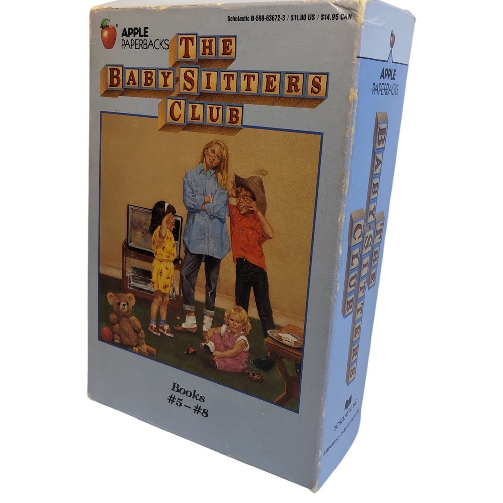 Vintage 1987 first edition Apple Paperbacks The Baby-Sitters Club Books #5-#8
